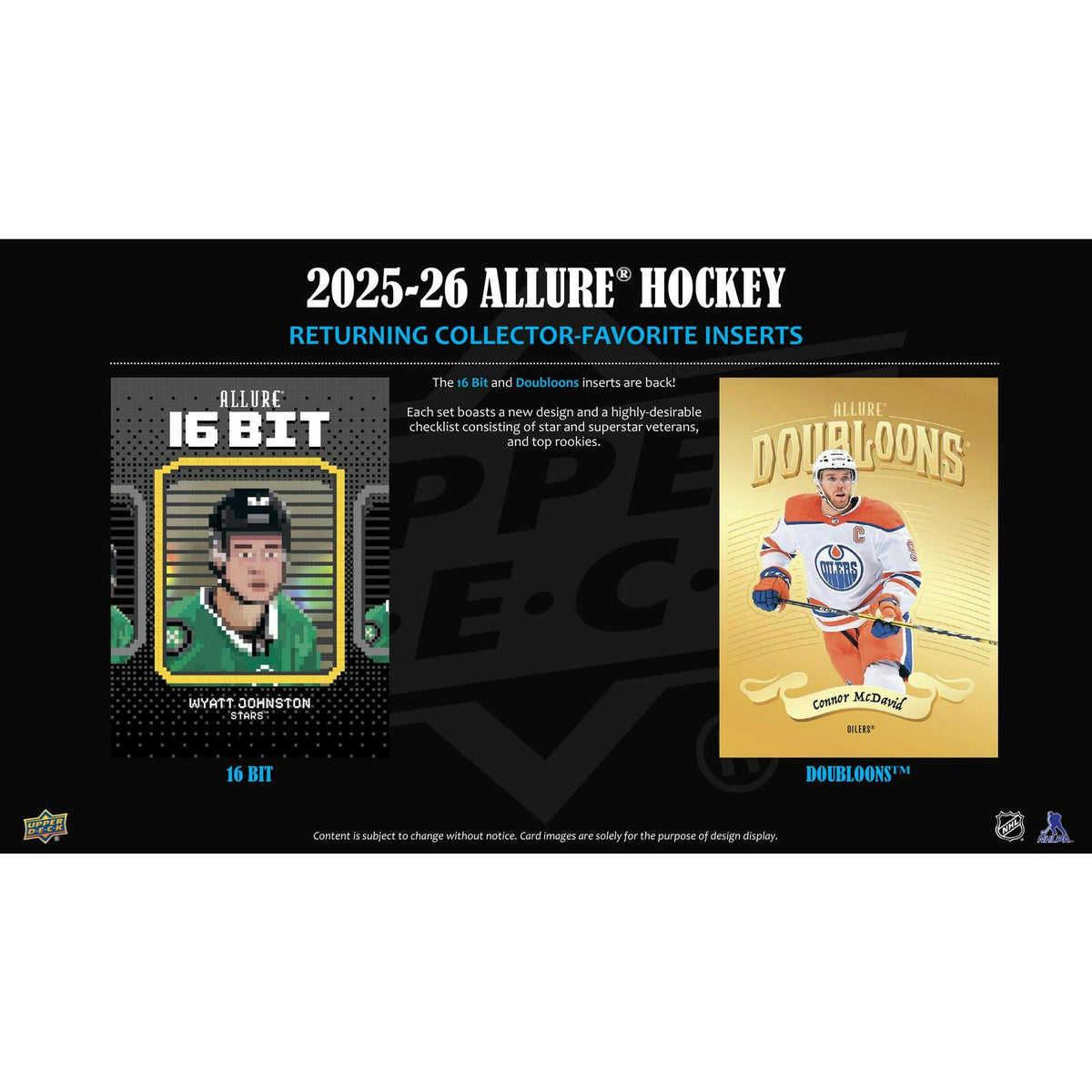 2025/26 Upper Deck Allure Hockey Hobby 18-Box Case