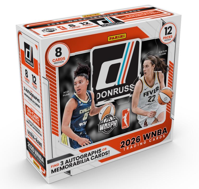 2026 Panini Donruss WNBA Basketball Hobby 16-Box Case (Presell)