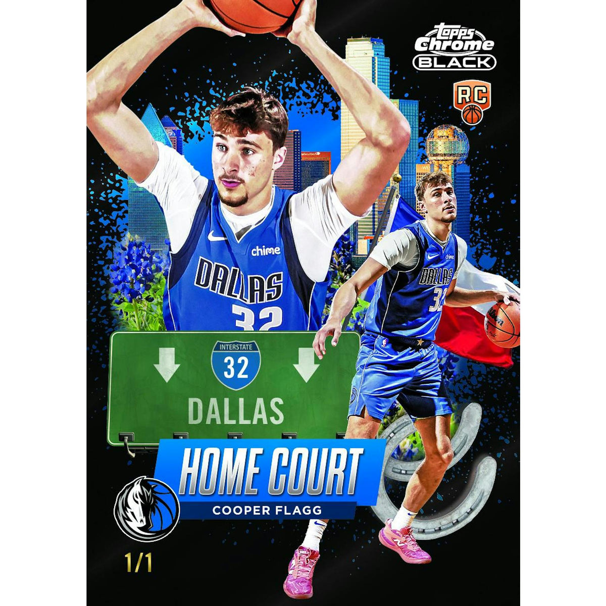 2025/26 Topps Chrome Black Basketball Hobby Box (Presell)