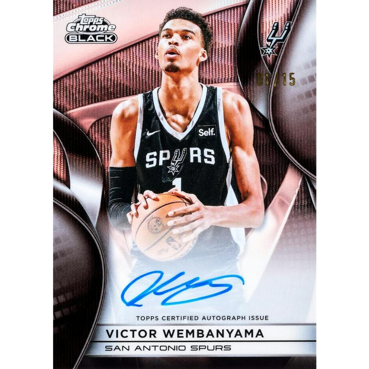 2025/26 Topps Chrome Black Basketball Hobby 8-Box Case (Presell)