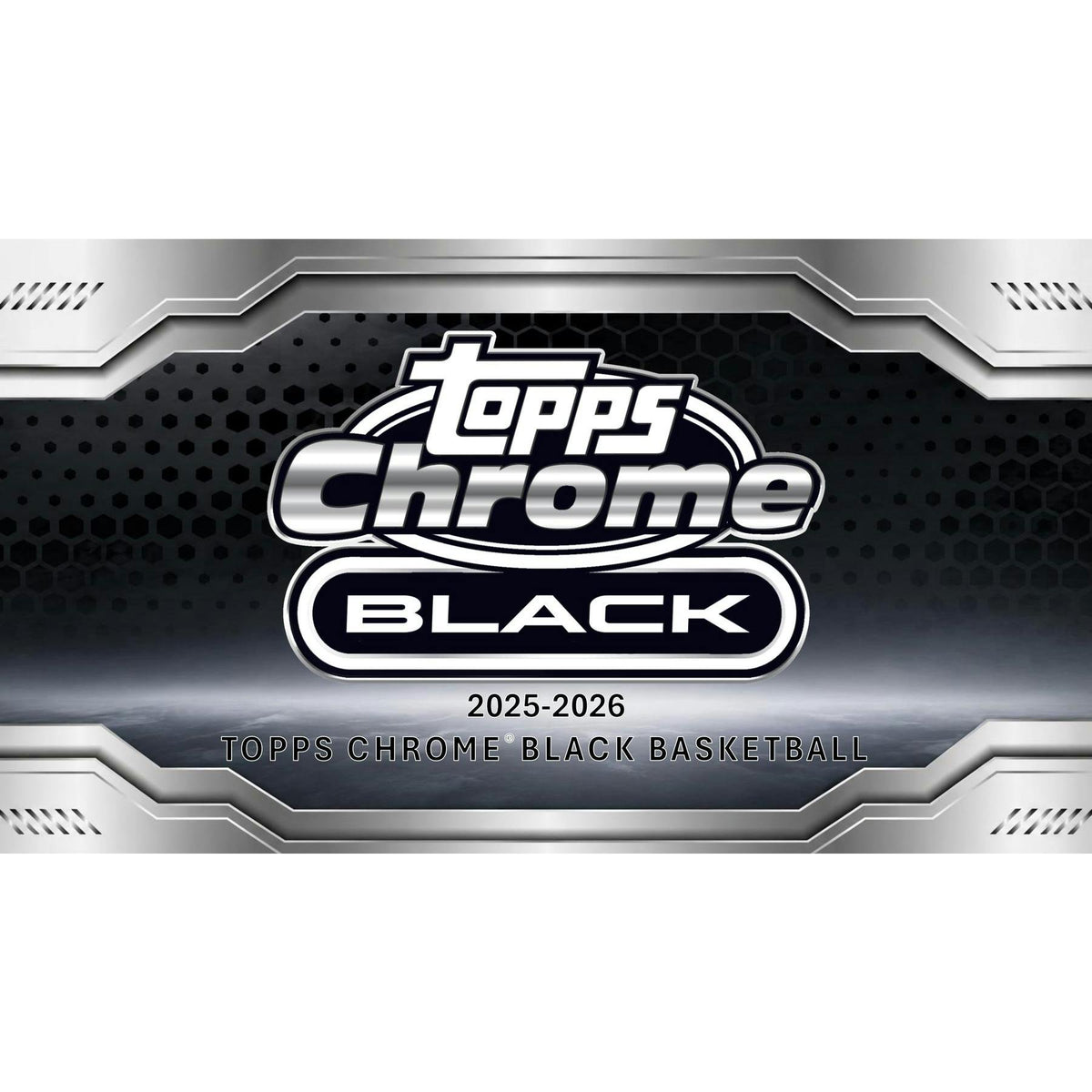 2025/26 Topps Chrome Black Basketball Hobby Box (Presell)