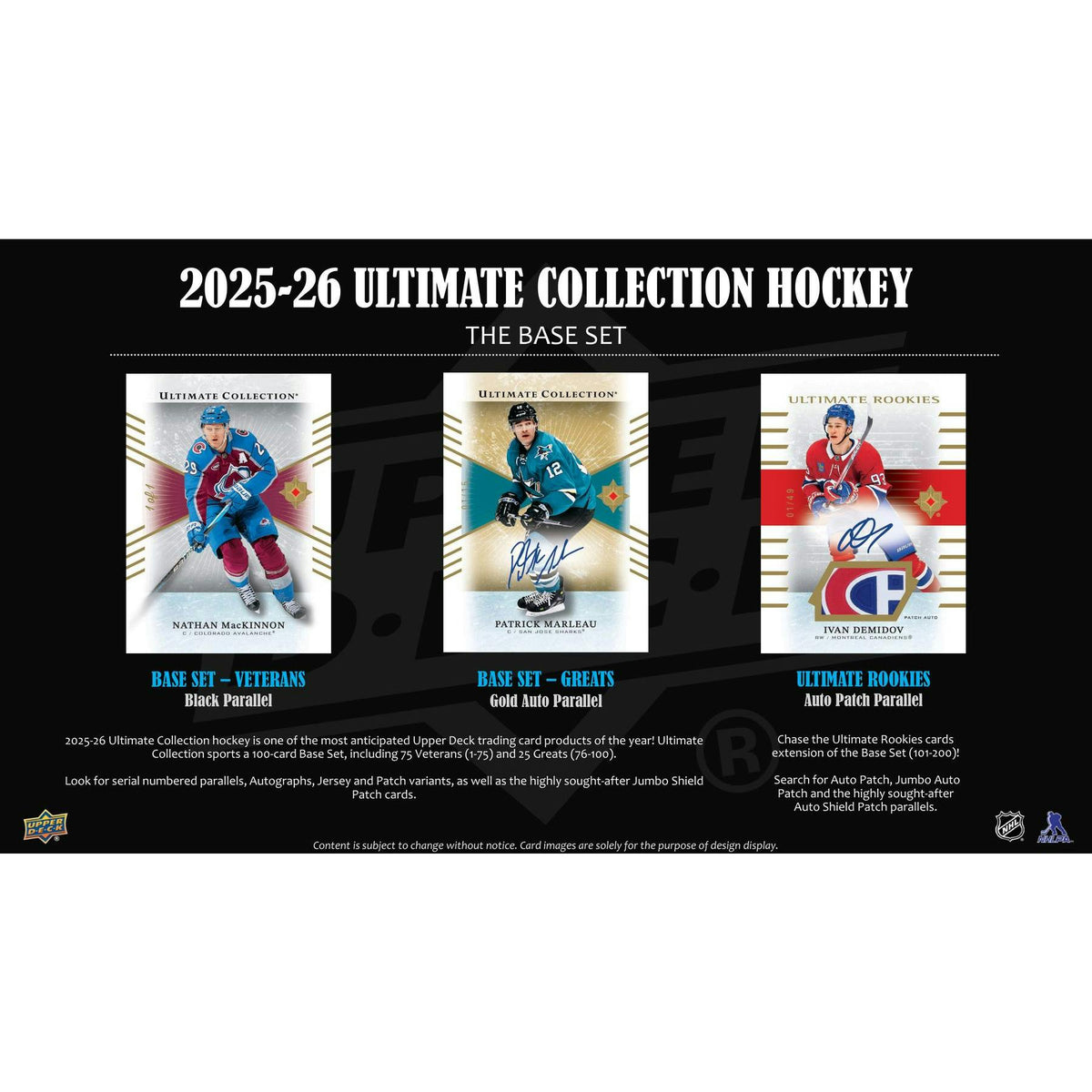 2025/26 Upper Deck Ultimate Collection Hockey Hobby 16-Box Case