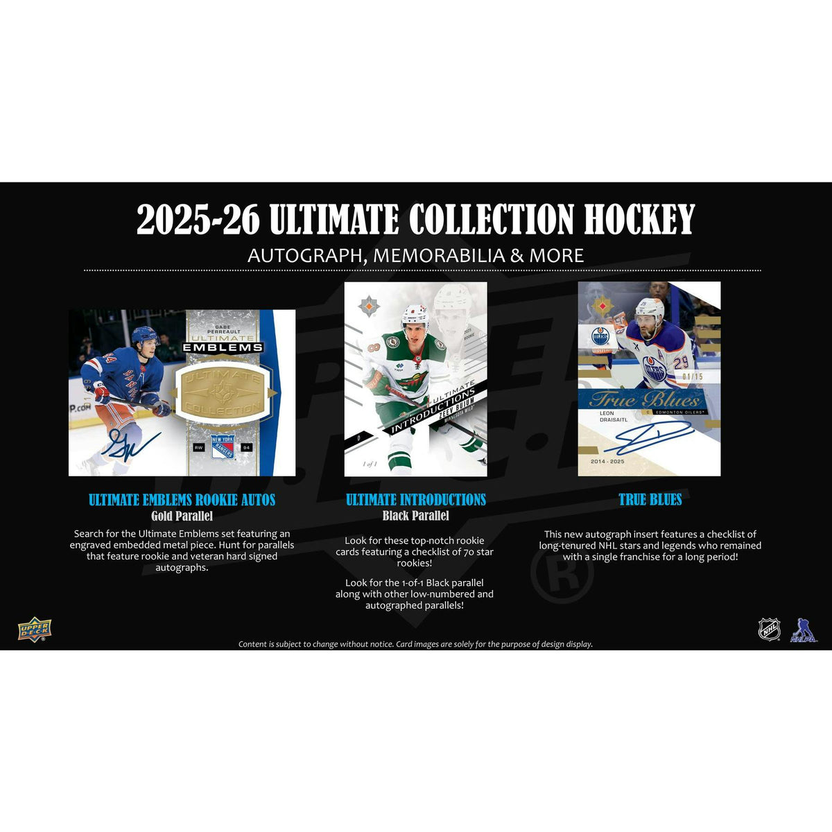 2025/26 Upper Deck Ultimate Collection Hockey Hobby 16-Box Case