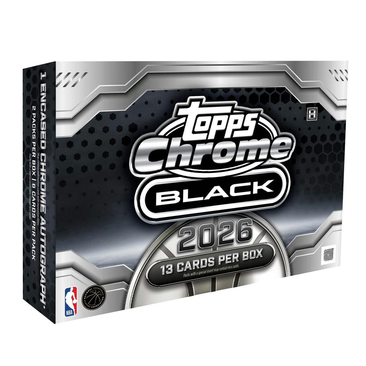 2025/26 Topps Chrome Black Basketball Hobby Box (Presell)