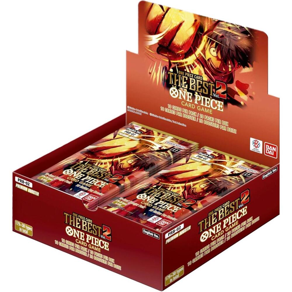 One Piece The Best PRB-02 Premium Booster 10 Box Case