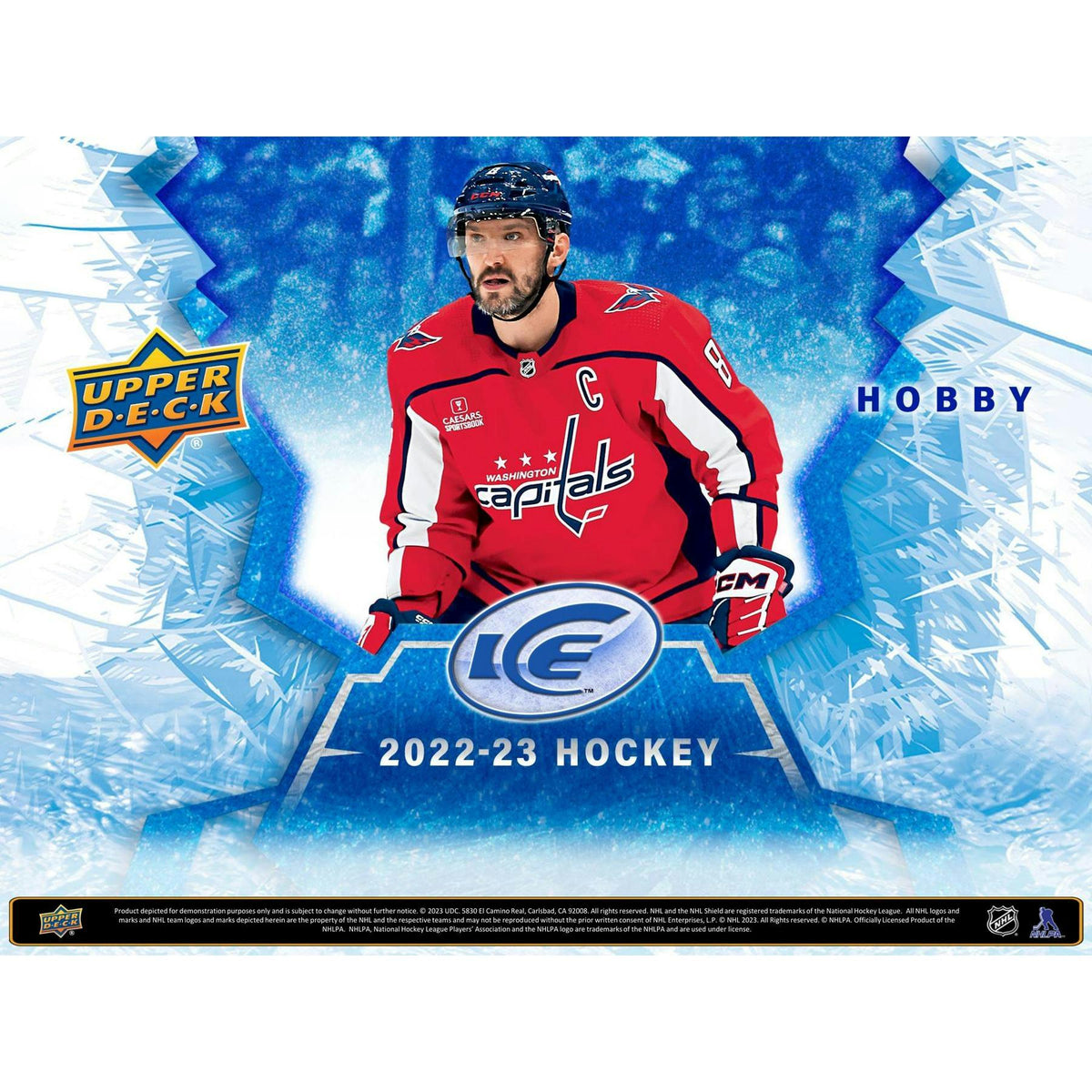 2022/23 Upper Deck Ice Hockey Hobby 24-Box Case (Factory Fresh)