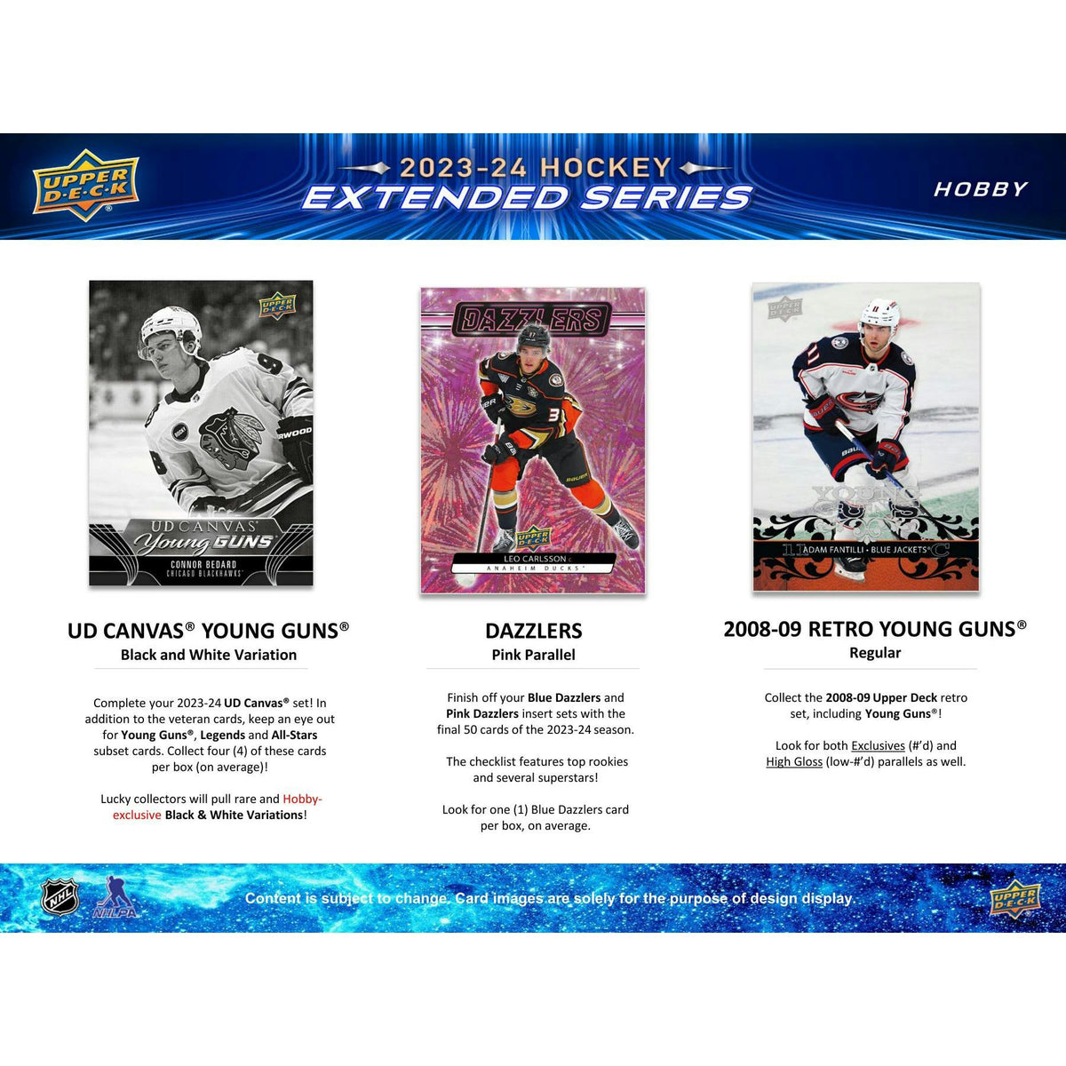 2023/24 Upper Deck Extended Series Hockey Hobby 12-Box Case