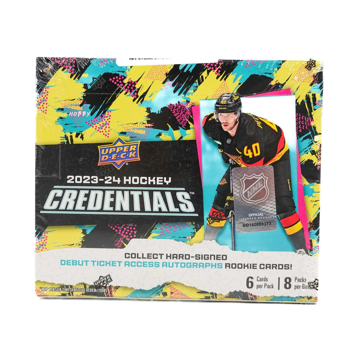 2023/24 Upper Deck Credentials Hockey Hobby 20-Box Case