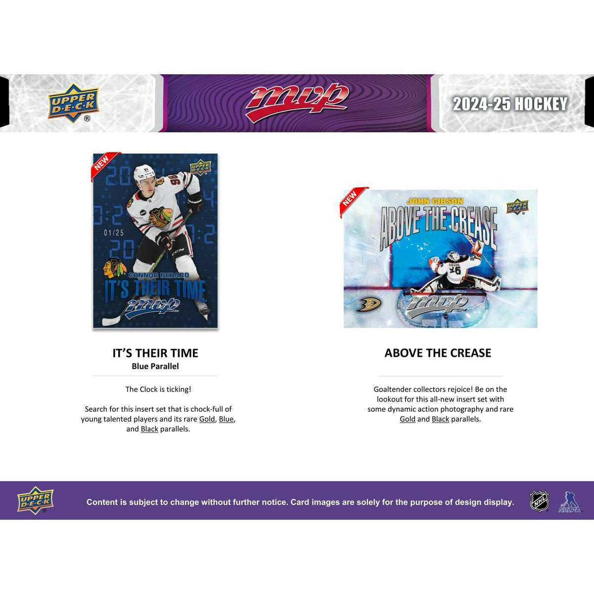 2024/25 Upper Deck MVP Hockey Hobby 20-Box Case