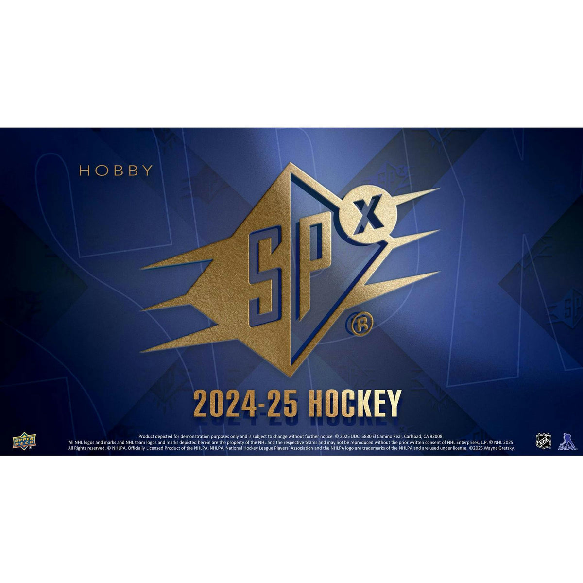 2024/25 Upper Deck SPx Hockey Hobby 20-Box Case