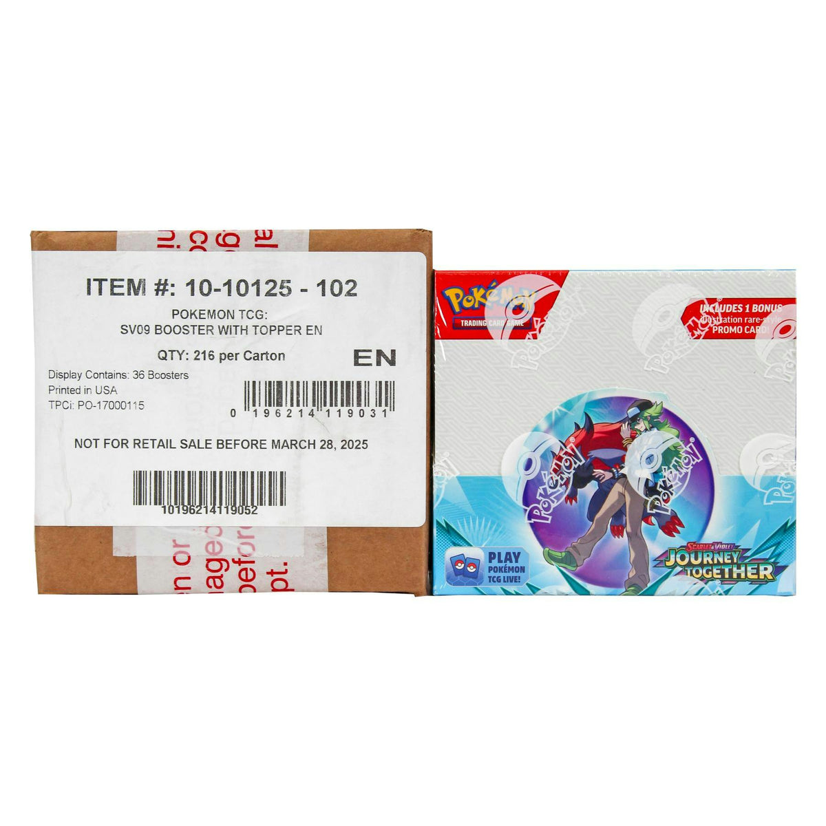 Pokemon Scarlet & Violet: Journey Together Enhanced Booster 6-Box Case