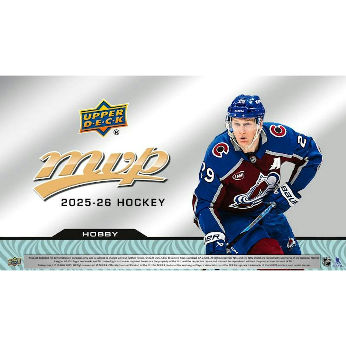2025/26 Upper Deck MVP Hockey Hobby 20-Box Case