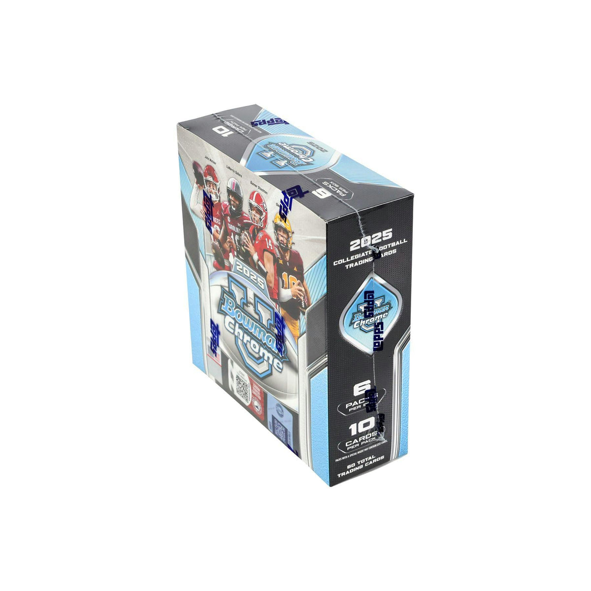 2025 Bowman University Chrome Football Mega 20-Box Case