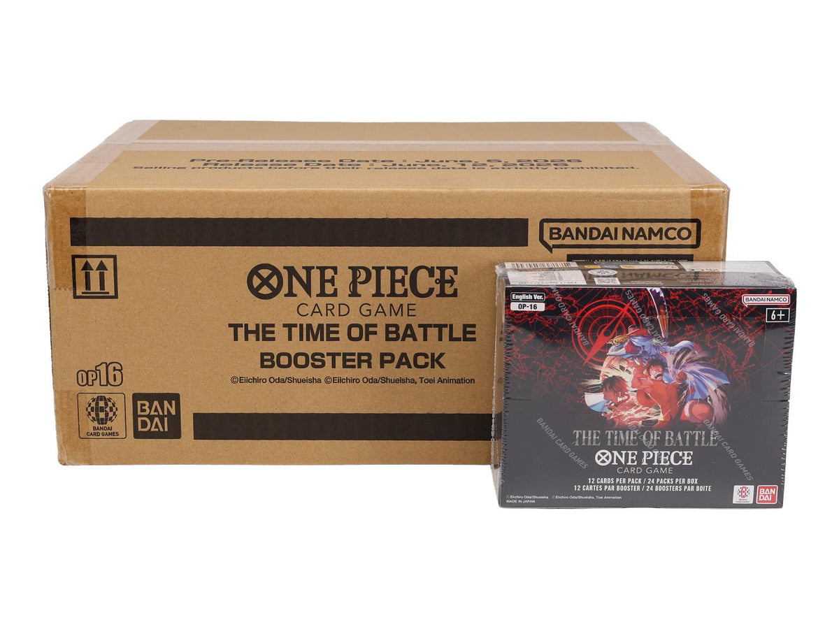One Piece TCG: The Time of Battle (OP-16) Booster 12-Box Case