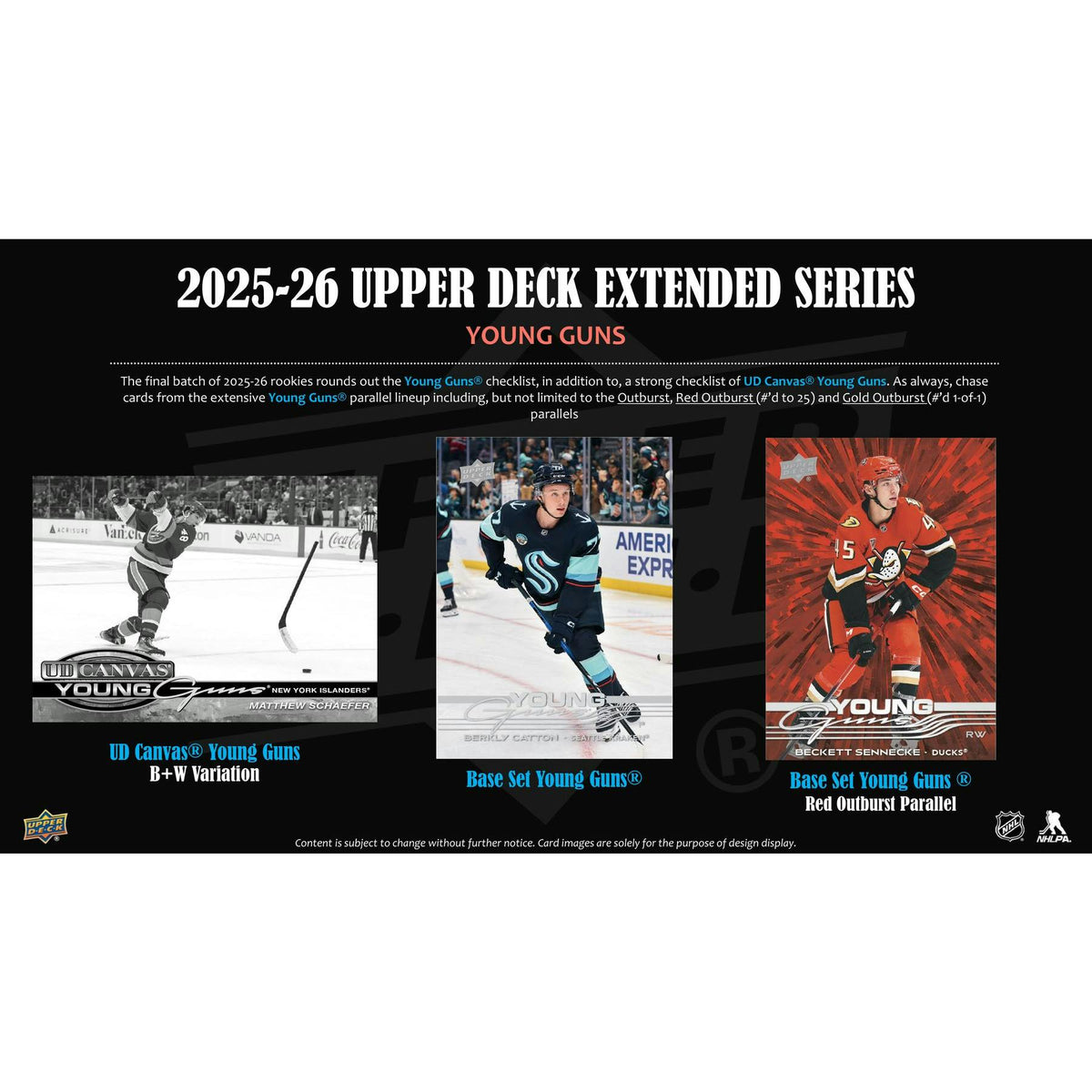 2025/26 Upper Deck Extended Series Hockey Hobby 12-Box Case