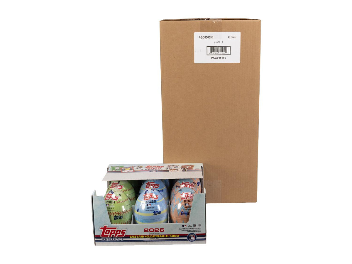 2026 Topps Series 1 Baseball 9-Tin 4-Box Case (36 Tins!)