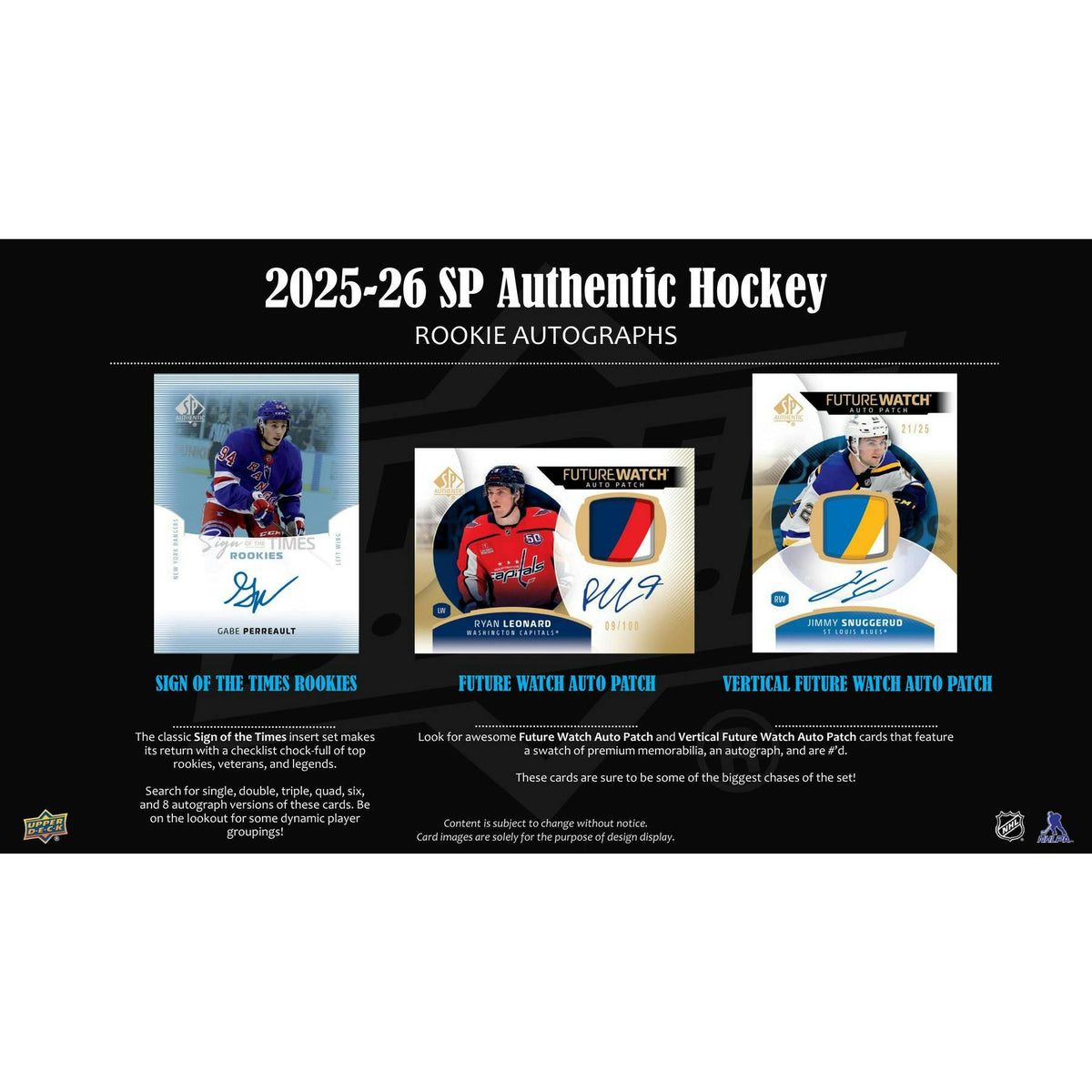 2025/26 Upper Deck SP Authentic Hockey Hobby 16-Box Case