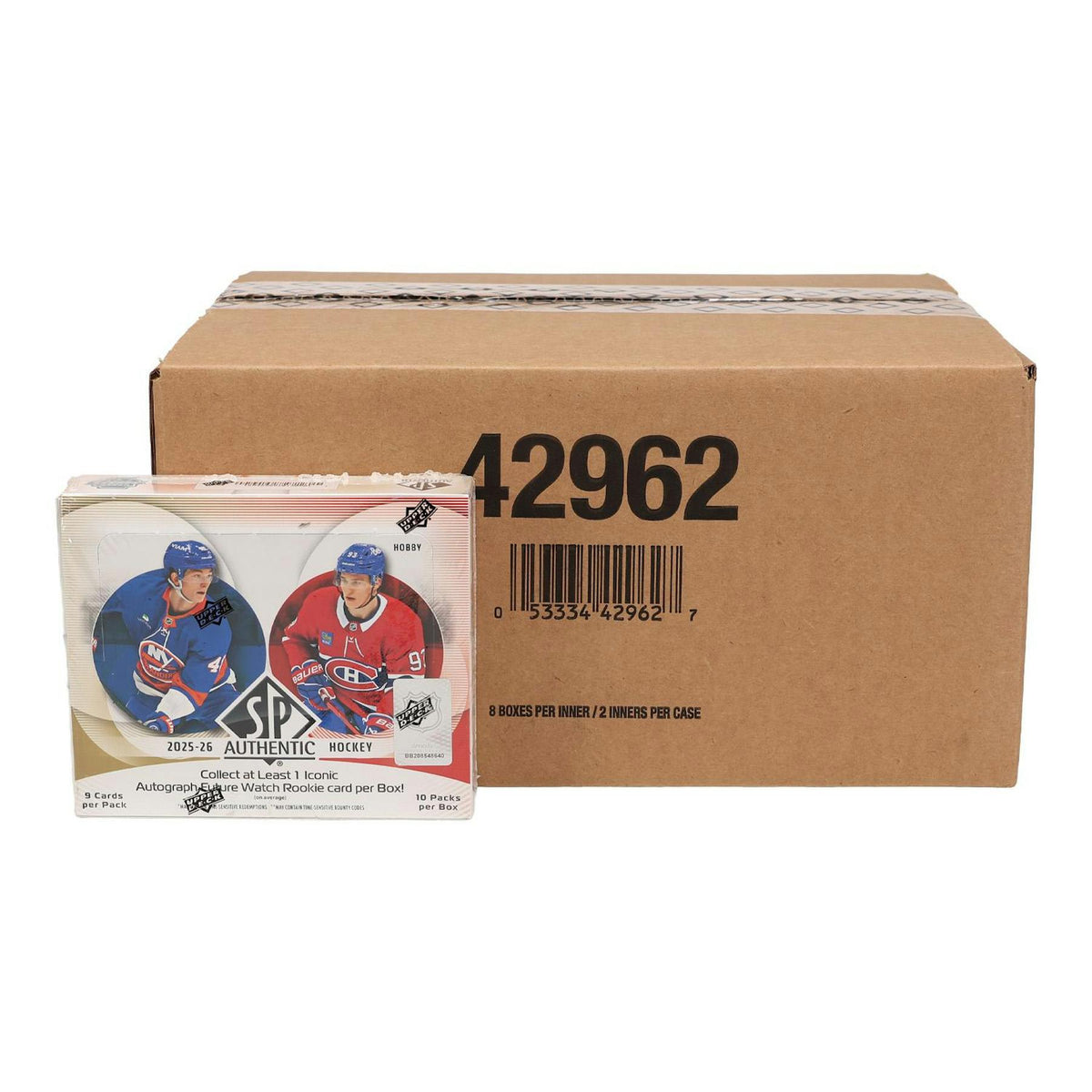 2025/26 Upper Deck SP Authentic Hockey Hobby 16-Box Case