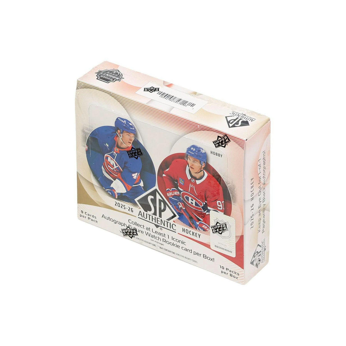 2025/26 Upper Deck SP Authentic Hockey Hobby 16-Box Case
