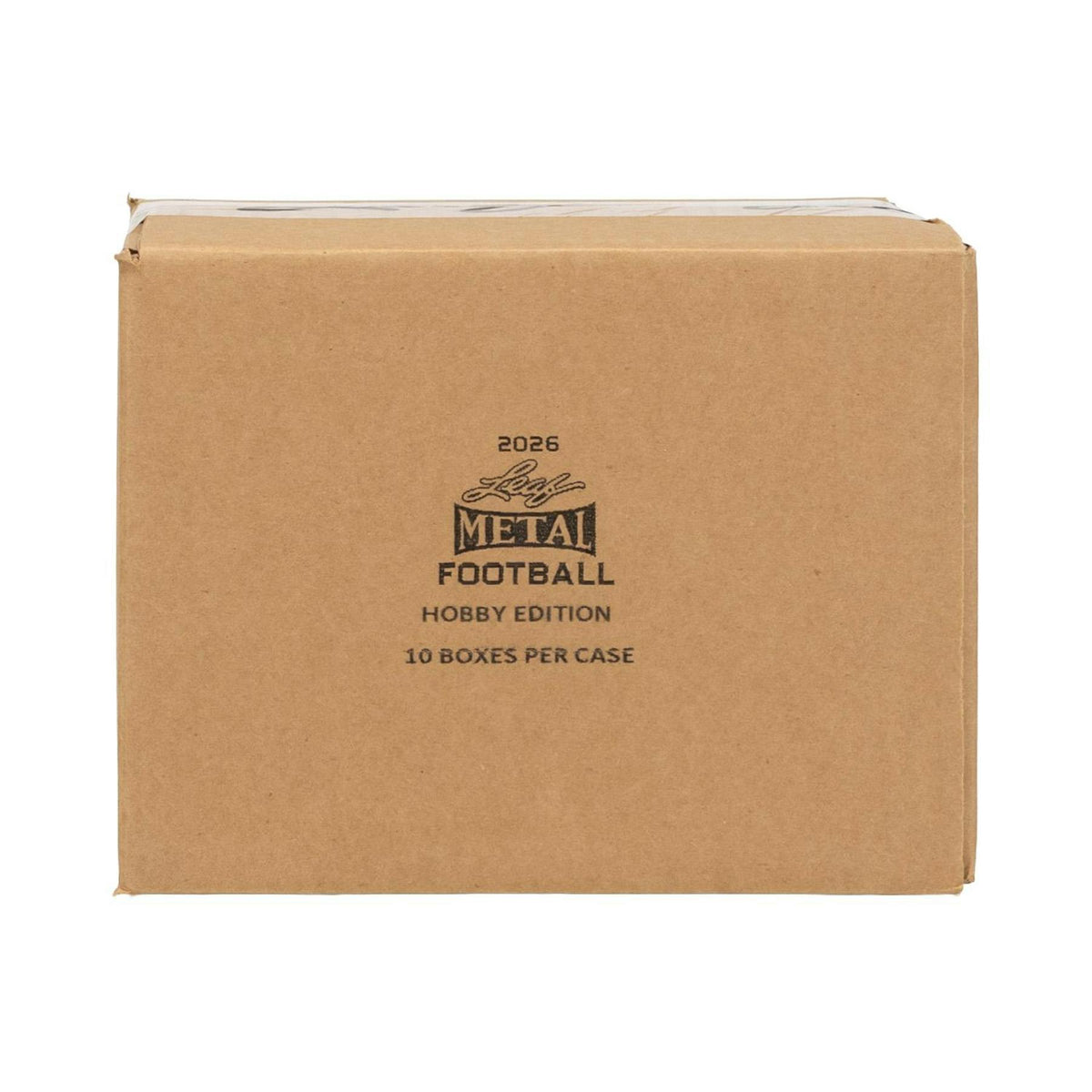 2026 Leaf Metal Football Hobby 10-Box Case