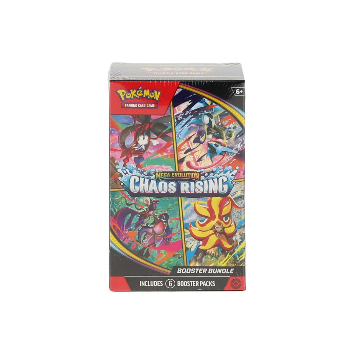 Pokemon Mega Evolution: Chaos Rising 6-Pack Booster 25-Bundle Case