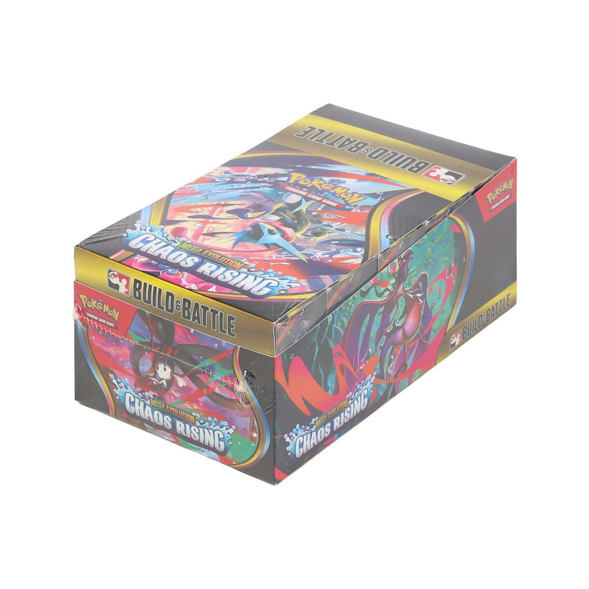 Pokemon Mega Evolution: Chaos Rising Build & Battle 6-Box Case