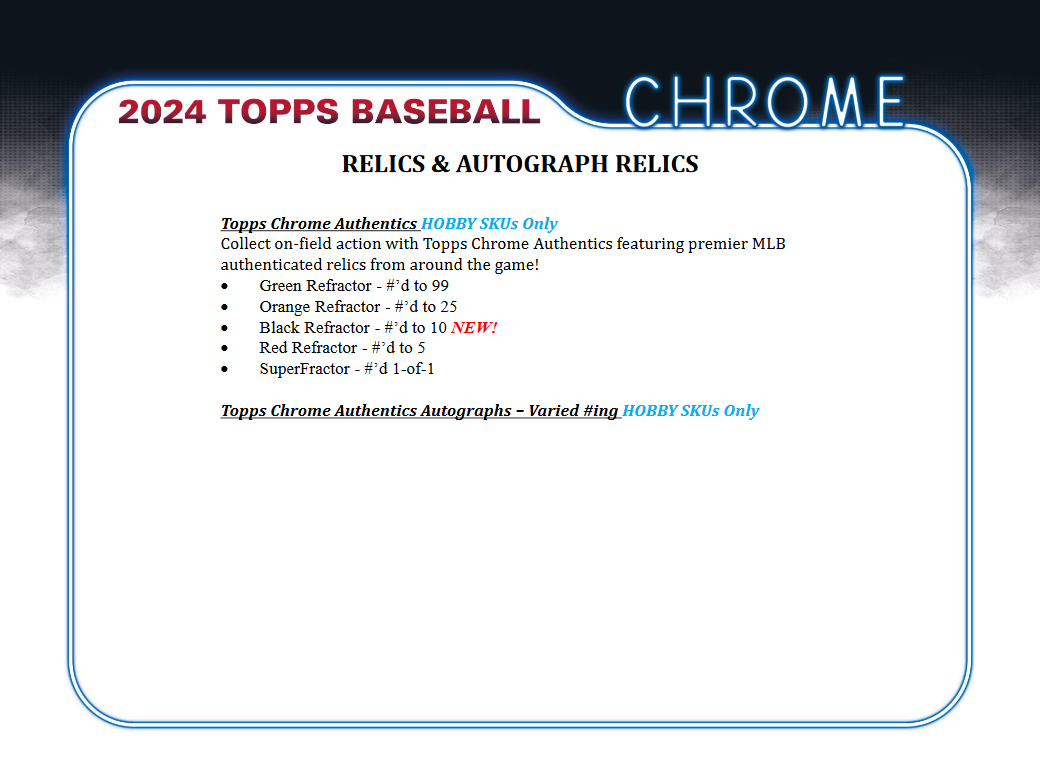 2024 Topps Chrome Baseball Jumbo 8 Box Case