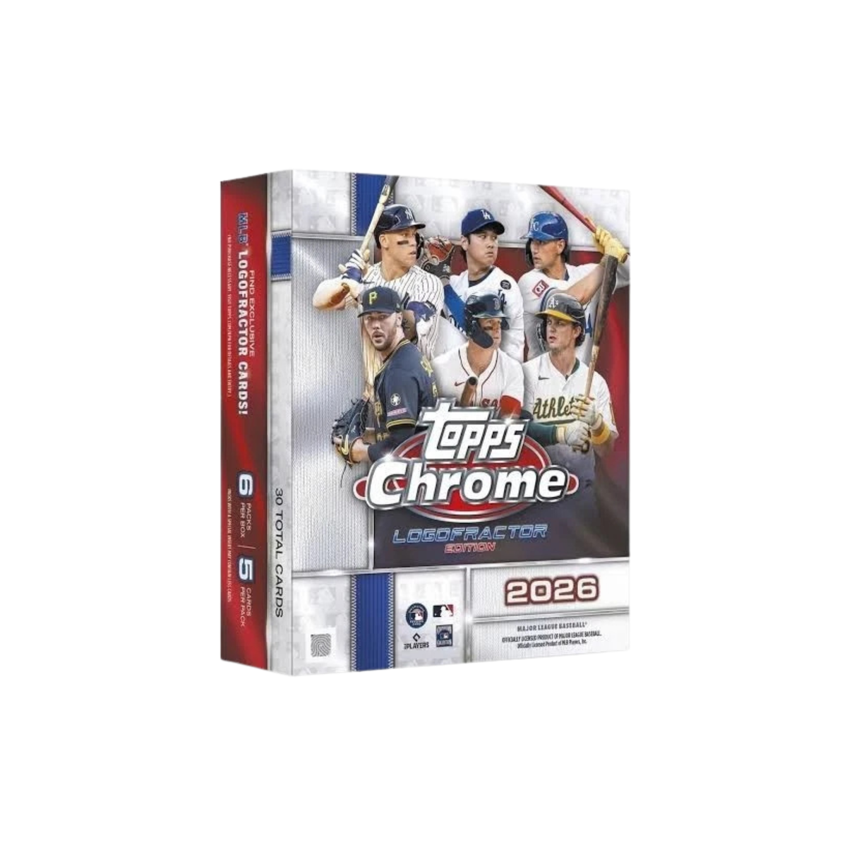 2026 Topps Chrome Baseball Logofractor Edition 20 Box Case