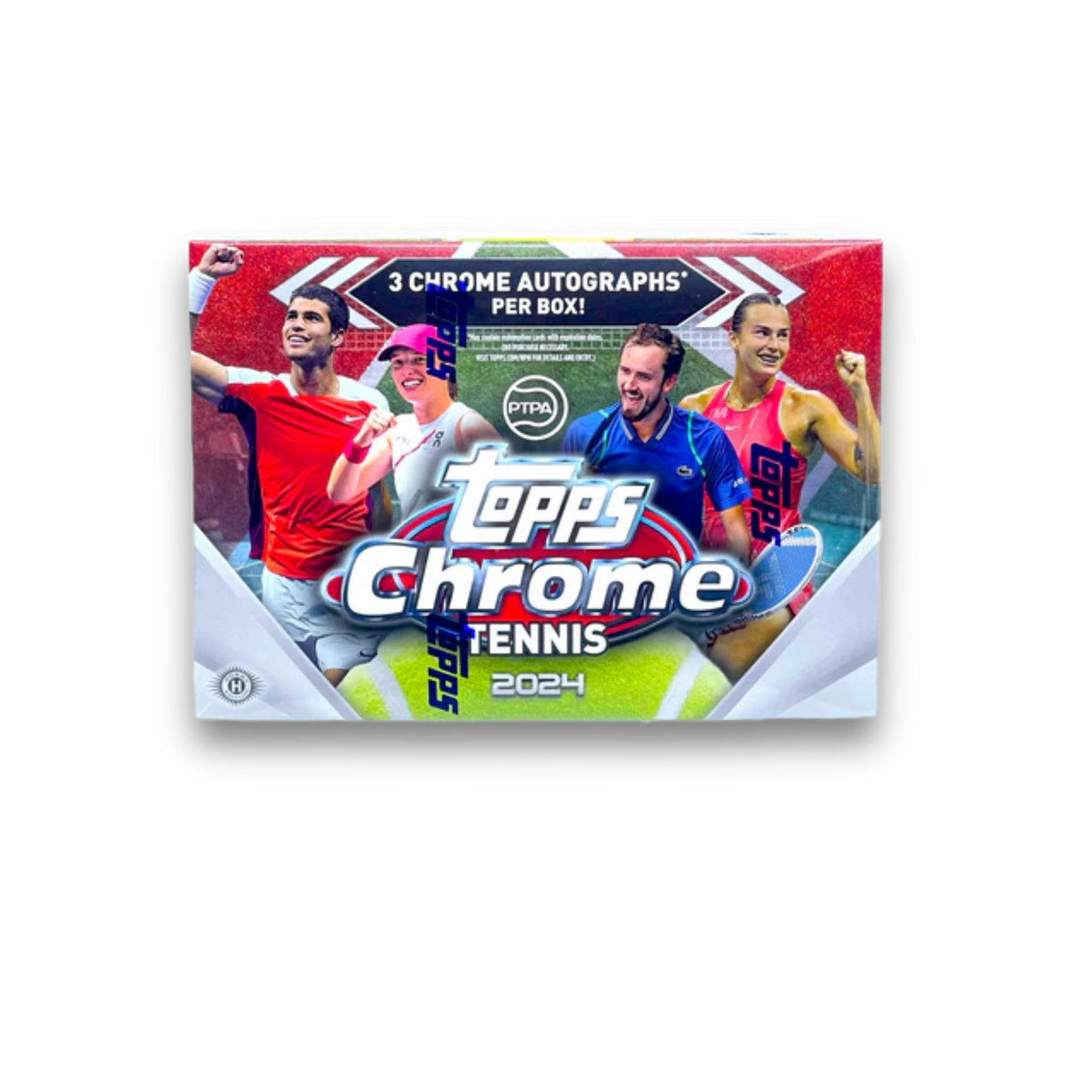 2024 Topps Chrome Tennis Breakers Delight Hobby 12 Box Case