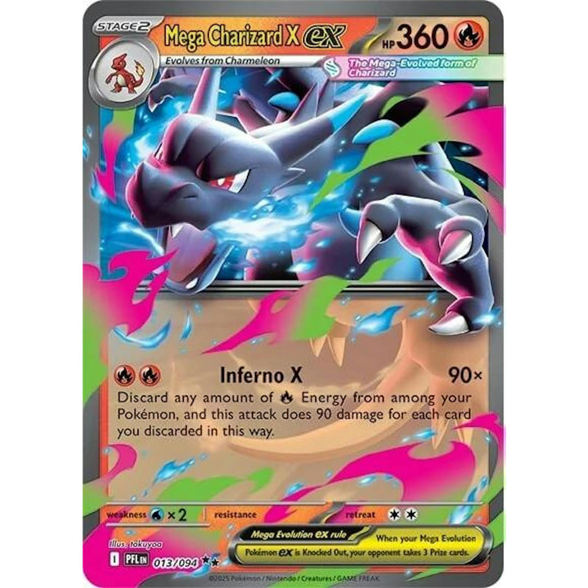 Pokemon Mega Evolution: Phantasmal Flames Booster 6-Box Case