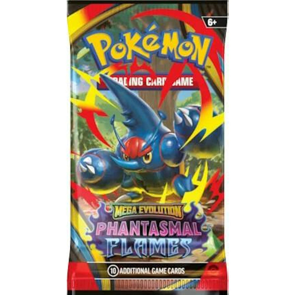 Pokemon Mega Evolution: Phantasmal Flames Booster 6-Box Case