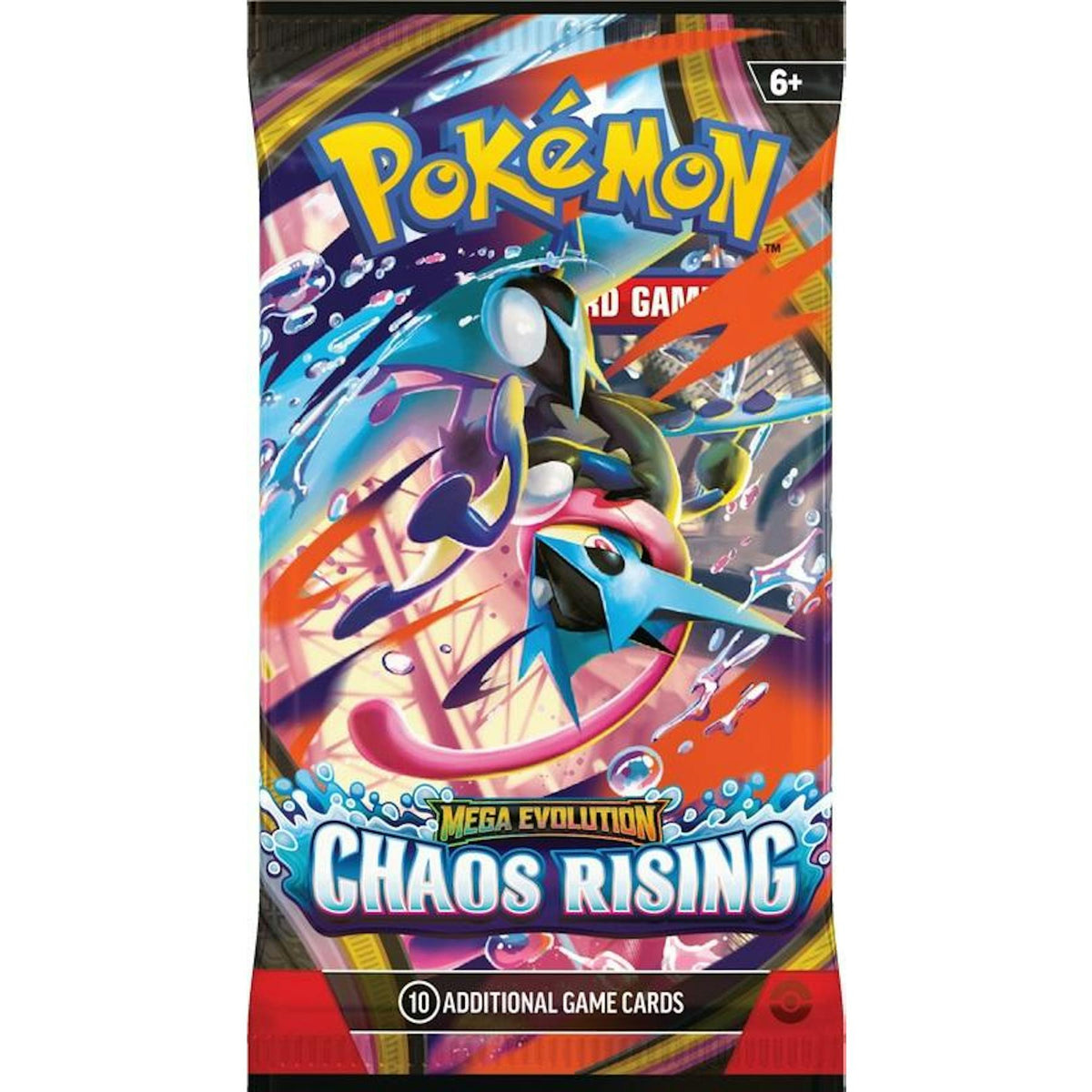 Pokemon Mega Evolution: Chaos Rising 6-Pack Booster 25-Bundle Case
