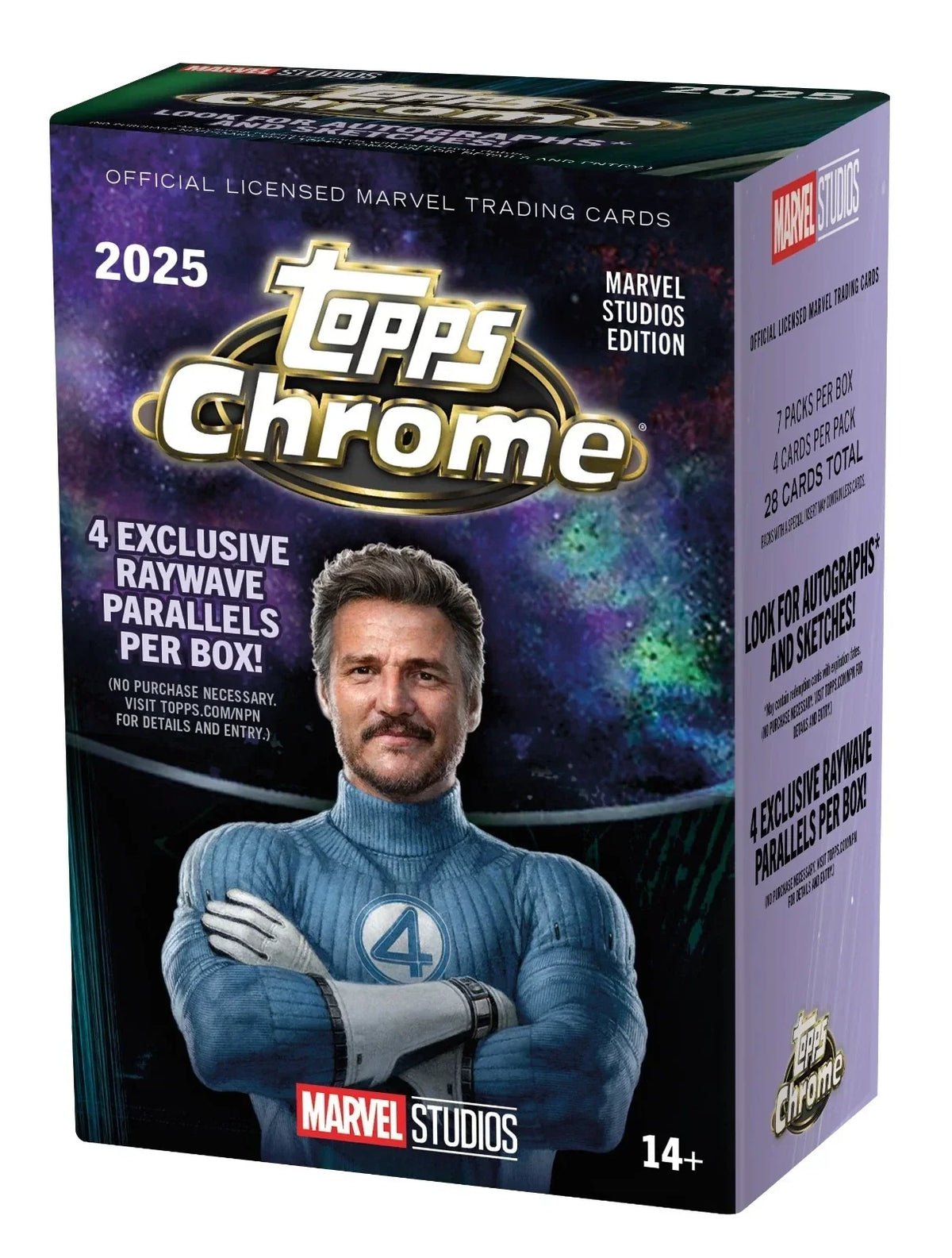 2025 Topps Marvel Studios Chrome Blaster 40 Box Case