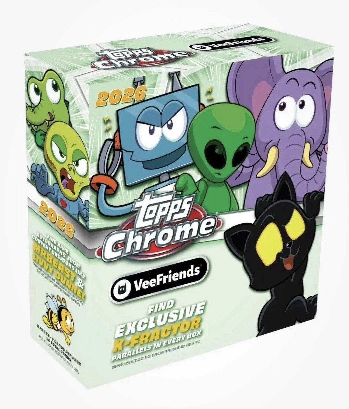 2026 Topps Chrome VeeFriends Mega Box 20 Box Case