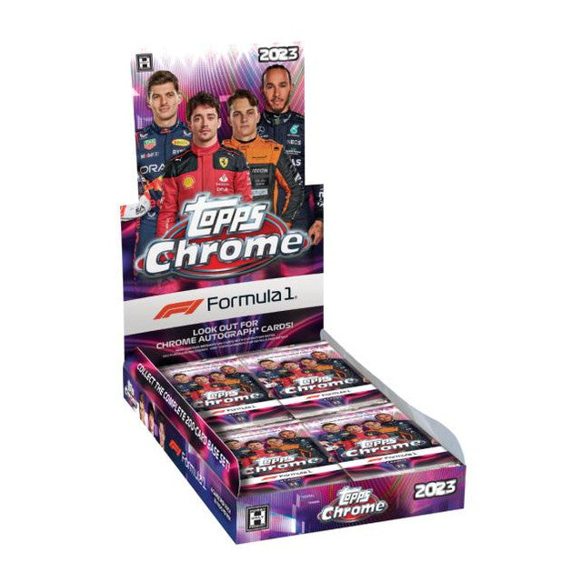 2023 Topps Chrome Formula 1 Racing Hobby 12 Box Case