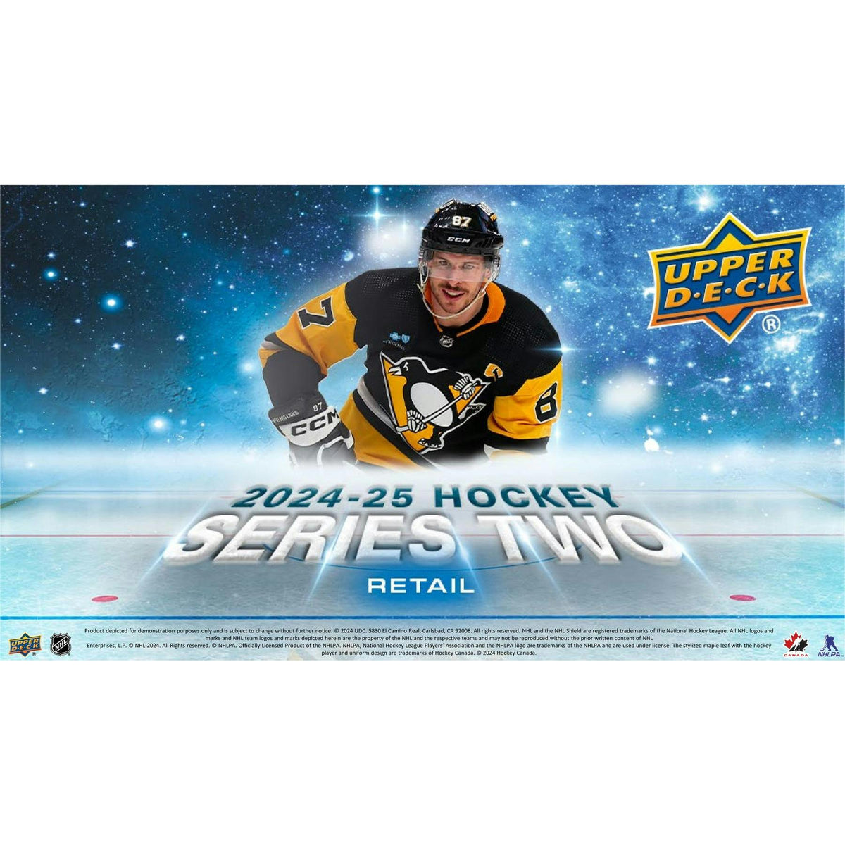 2024/25 Upper Deck Series 2 Hockey Tin Case (12 Ct.)