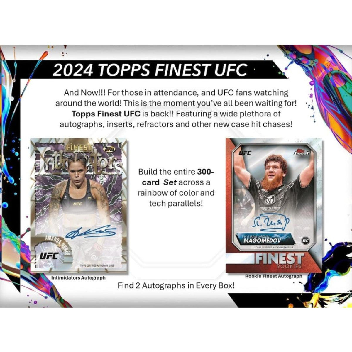 2024 Topps Finest UFC Blaster 40 Box Case