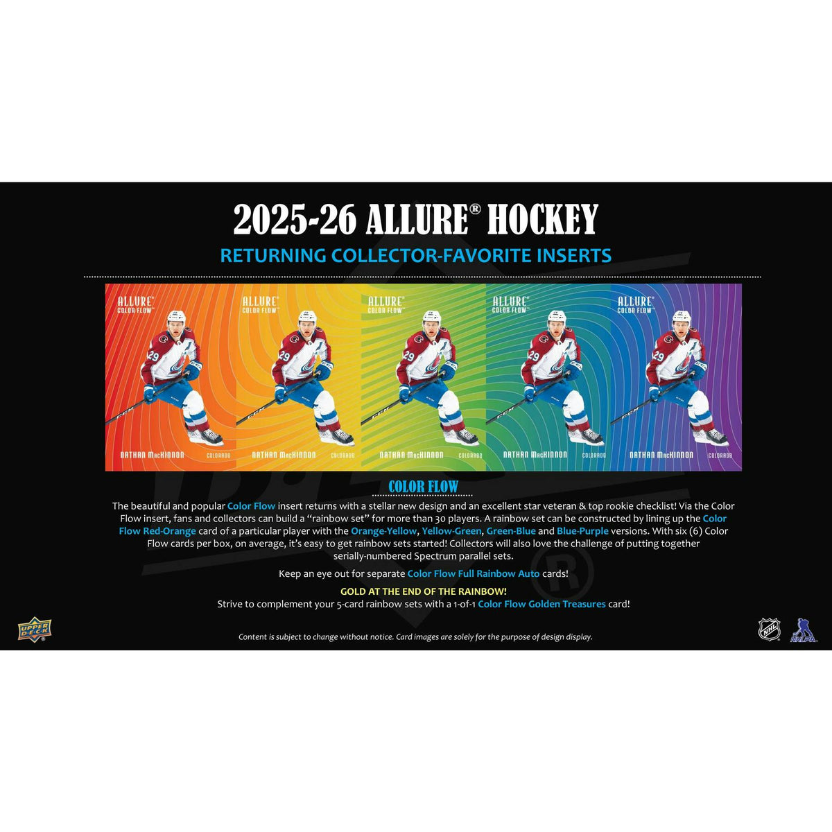 2025/26 Upper Deck Allure Hockey Hobby 18-Box Case