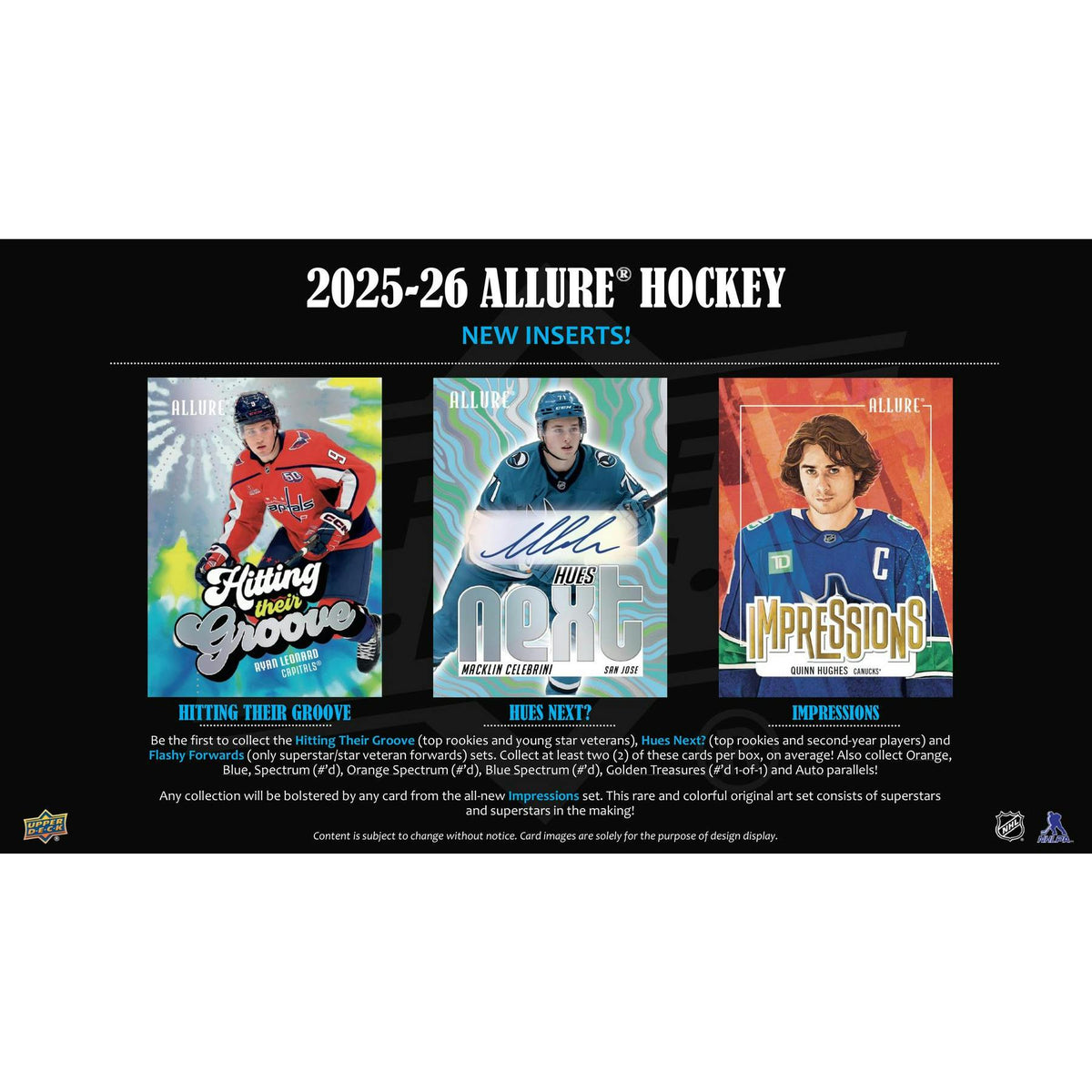 2025/26 Upper Deck Allure Hockey Hobby 18-Box Case