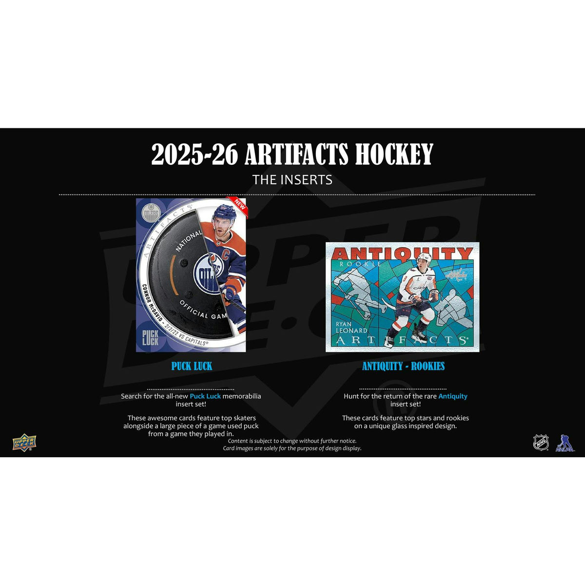 2025/26 Upper Deck Artifacts Hockey Hobby 20-Box Case