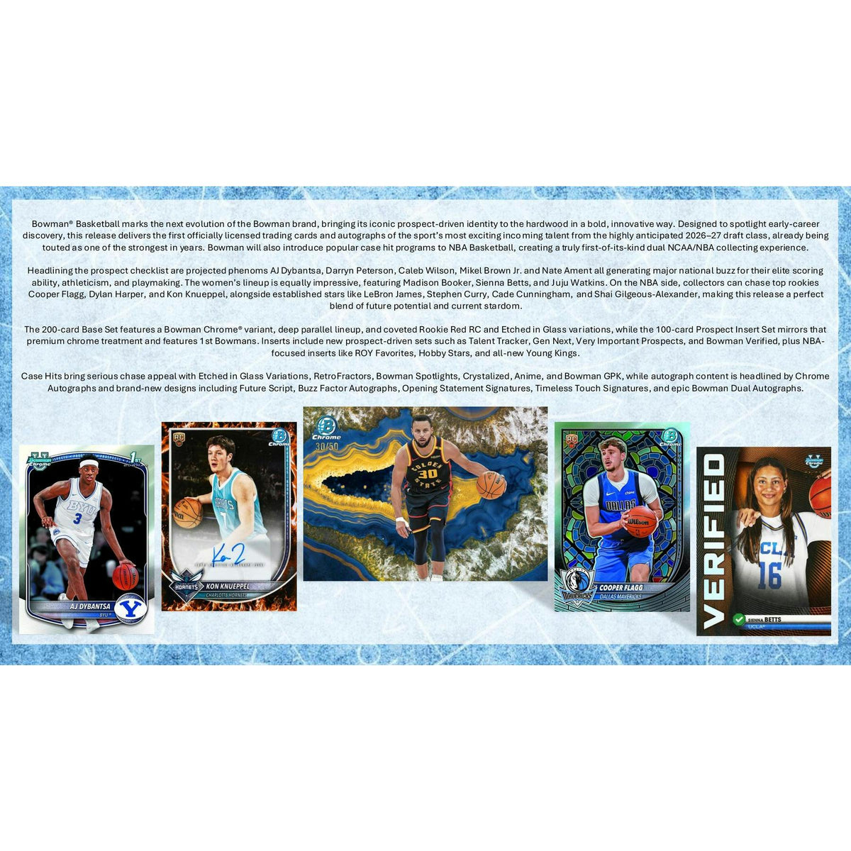 2025/26 Bowman Basketball Hobby Jumbo 8-Box Case