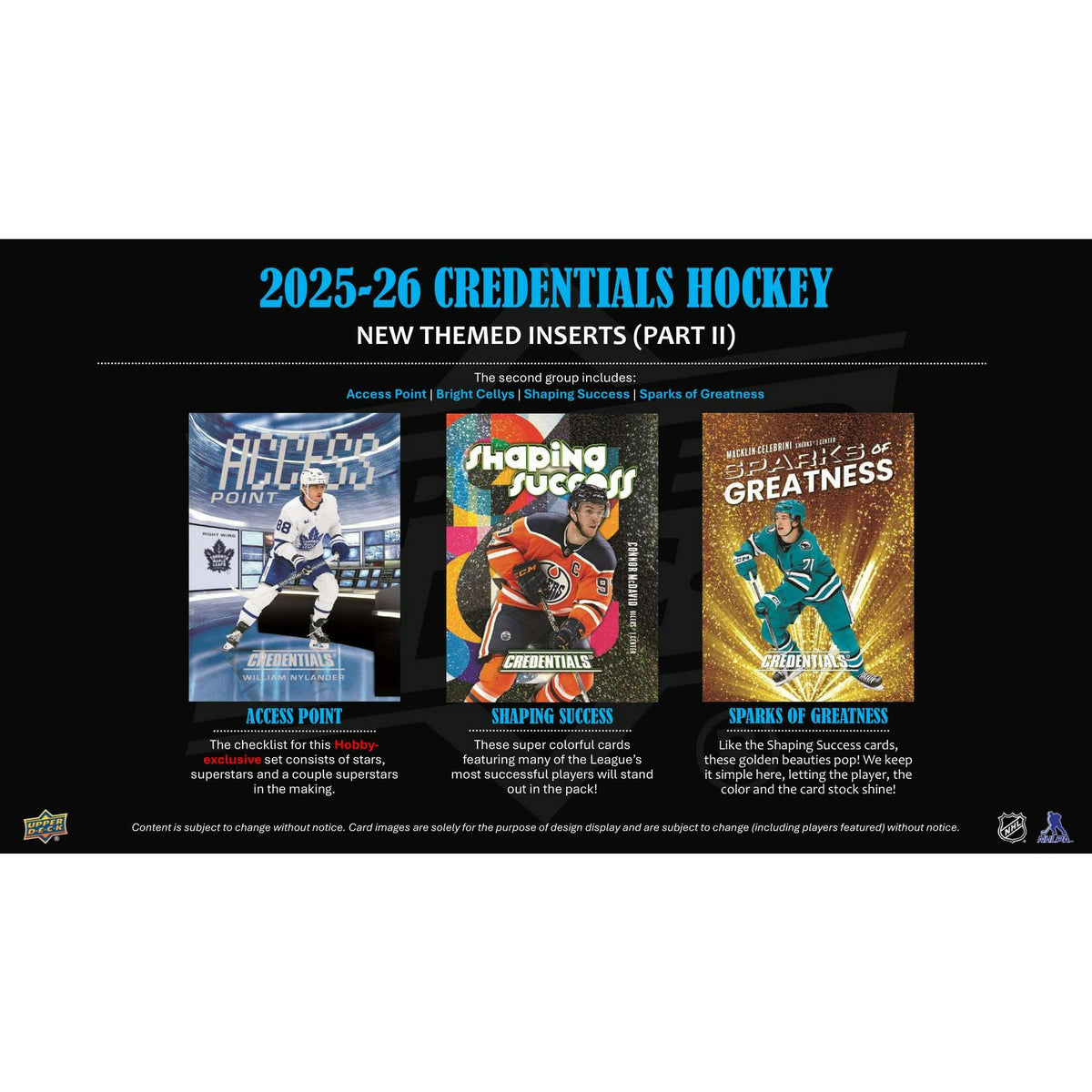 2025/26 Upper Deck Credentials Hockey Hobby 20-Box Case