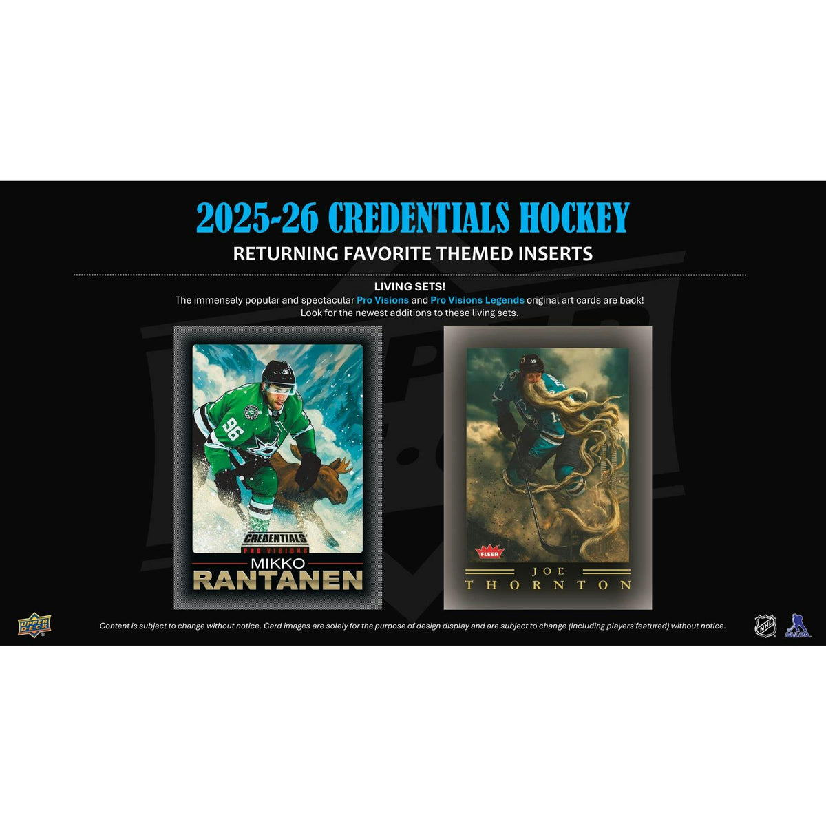2025/26 Upper Deck Credentials Hockey Hobby 20-Box Case