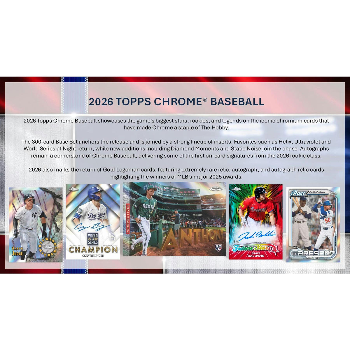 2026 Topps Chrome Baseball Blaster 40-Box Case