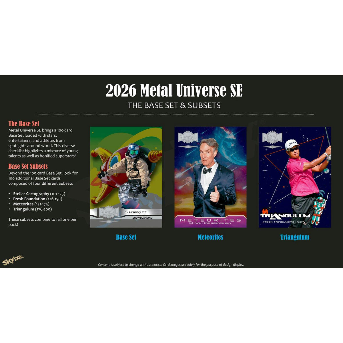 2026 Upper Deck Metal Universe SE Hobby 12-Box Case (Presell)