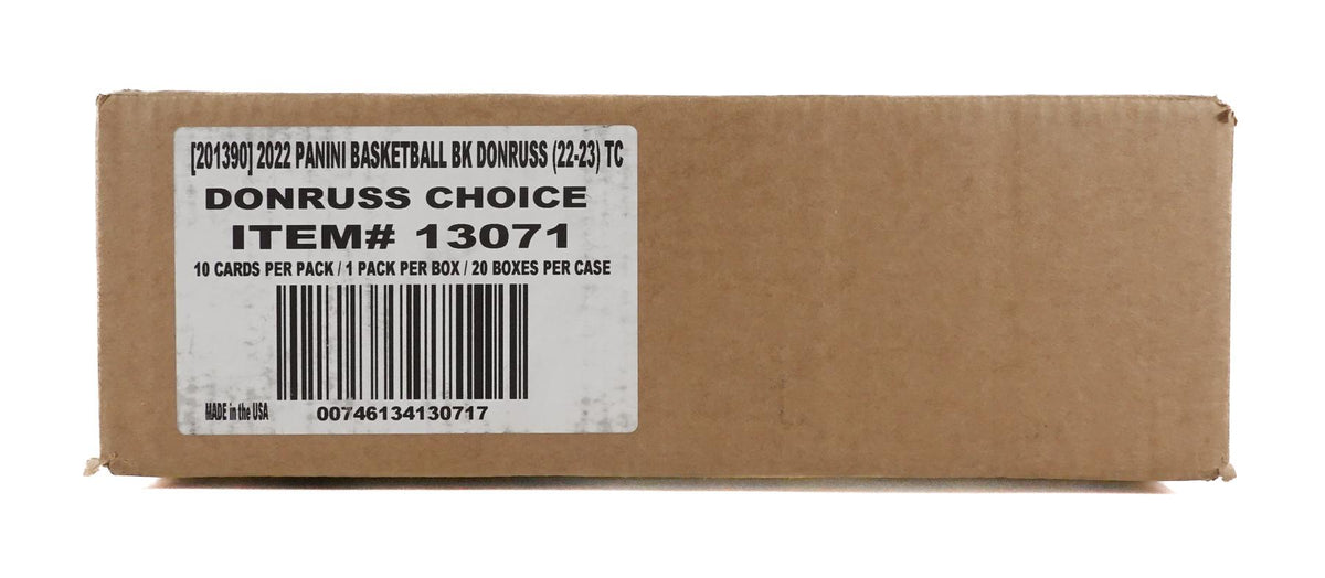 2022/23 Panini Donruss Basketball Choice 20-Box Case