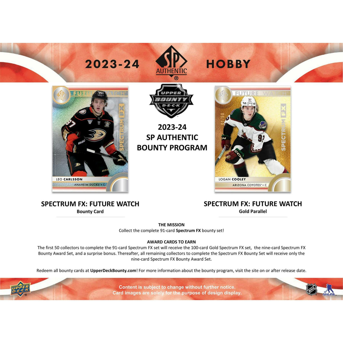 2023/24 Upper Deck SP Authentic Hockey Hobby 16-Box Case