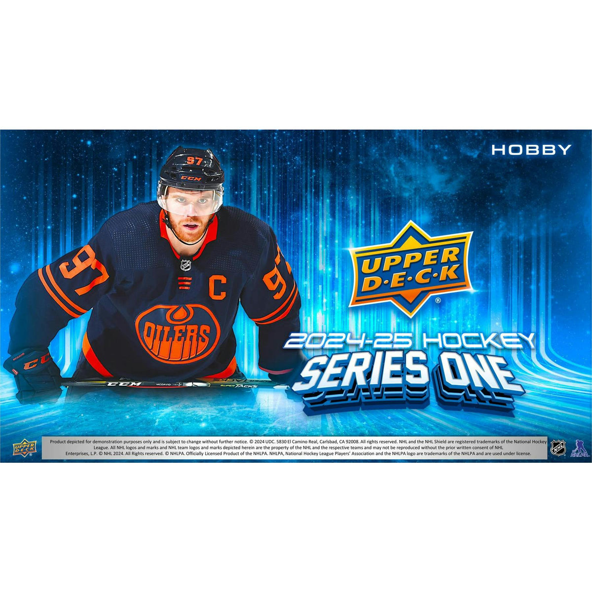 2024/25 Upper Deck Series 1 Hockey Hobby 12-Box Case