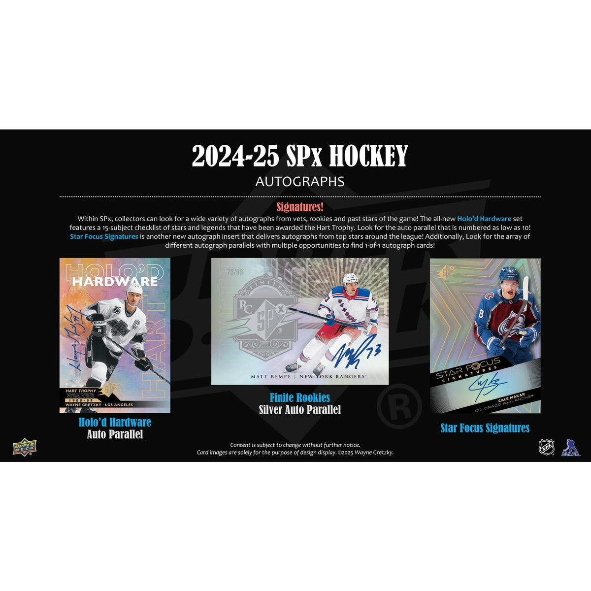 2024/25 Upper Deck SPx Hockey Hobby 20-Box Case