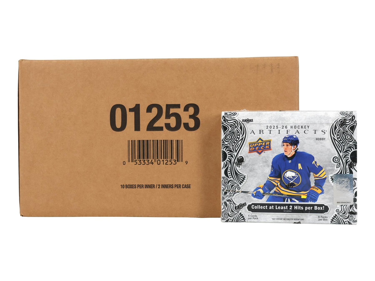 2025/26 Upper Deck Artifacts Hockey Hobby 20-Box Case